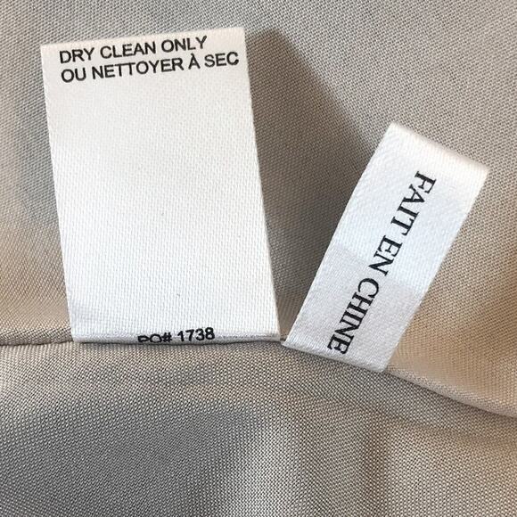 Amanda & Chelsea Cream & Black Stripe Circle Mini Skater Skirt Size 4 - Picture 6 of 6